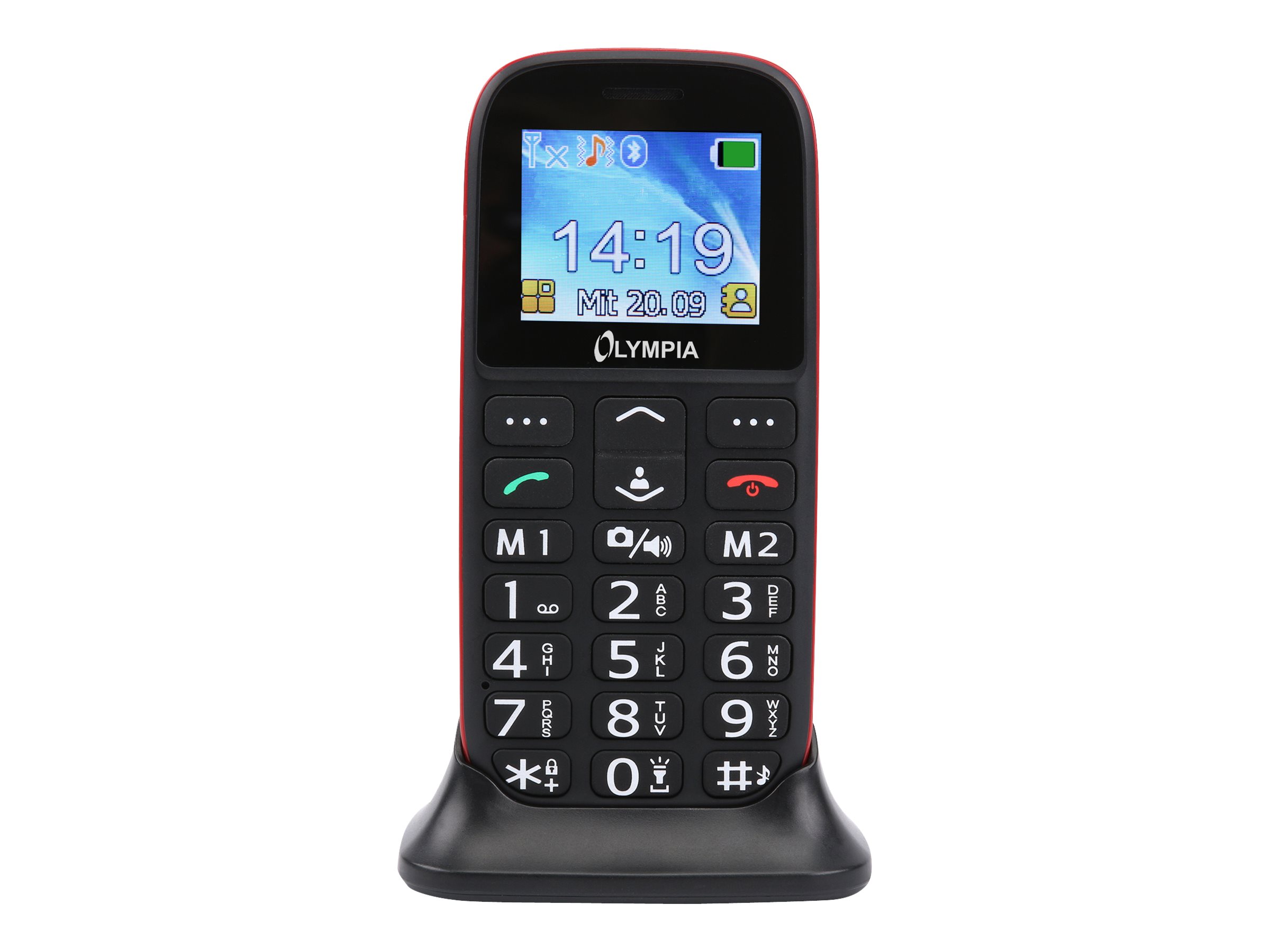 OLYMPIA Bella Grosstasten-Handy schwarz OLYMPIA Bella Grosstasten-Handy schwarz