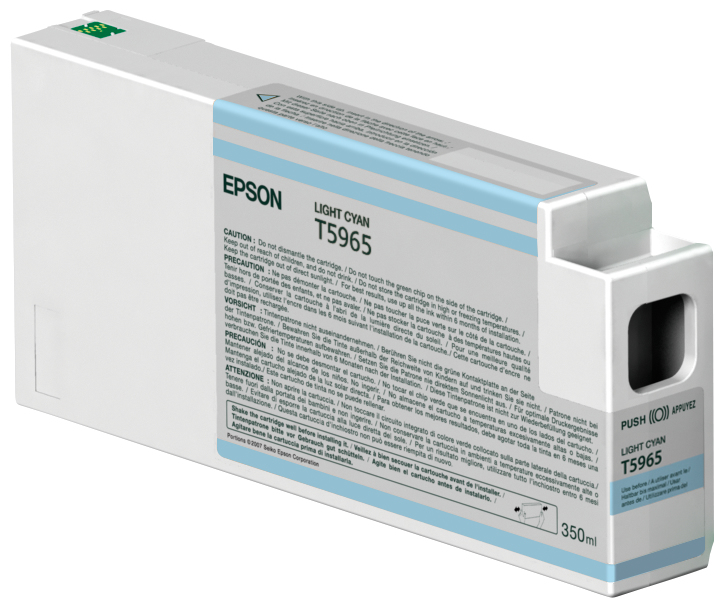 EPSON T5965 Tinte hell cyan Standardkapazität 350ml 1er-Pack