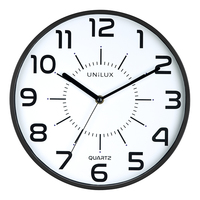unilux Wanduhr Pop weiss schwarz Kunststoff, Ø 30,0 cm unilux Wanduhr Pop weiss schwarz Kunststoff, Ø 30,0 cm