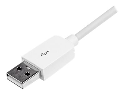 StarTech.com 3m Apple 8 Pin Lightning Connector auf USB Kabel - USB Kabel für iPhone / iPod / iPad - Ladekabel / Datenkabel - Weiß - Lightning-Kabel - Lightning / USB - 3 m