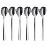 6 WMF Eierloeffel Nuova silber poliert