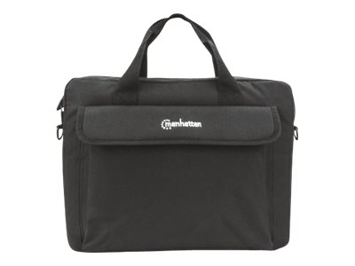 MANHATTAN Notebook Tasche London Top Load geeignet fuer die meisten Notebooks bis zu 35,81cm 14,1Zoll schwarz