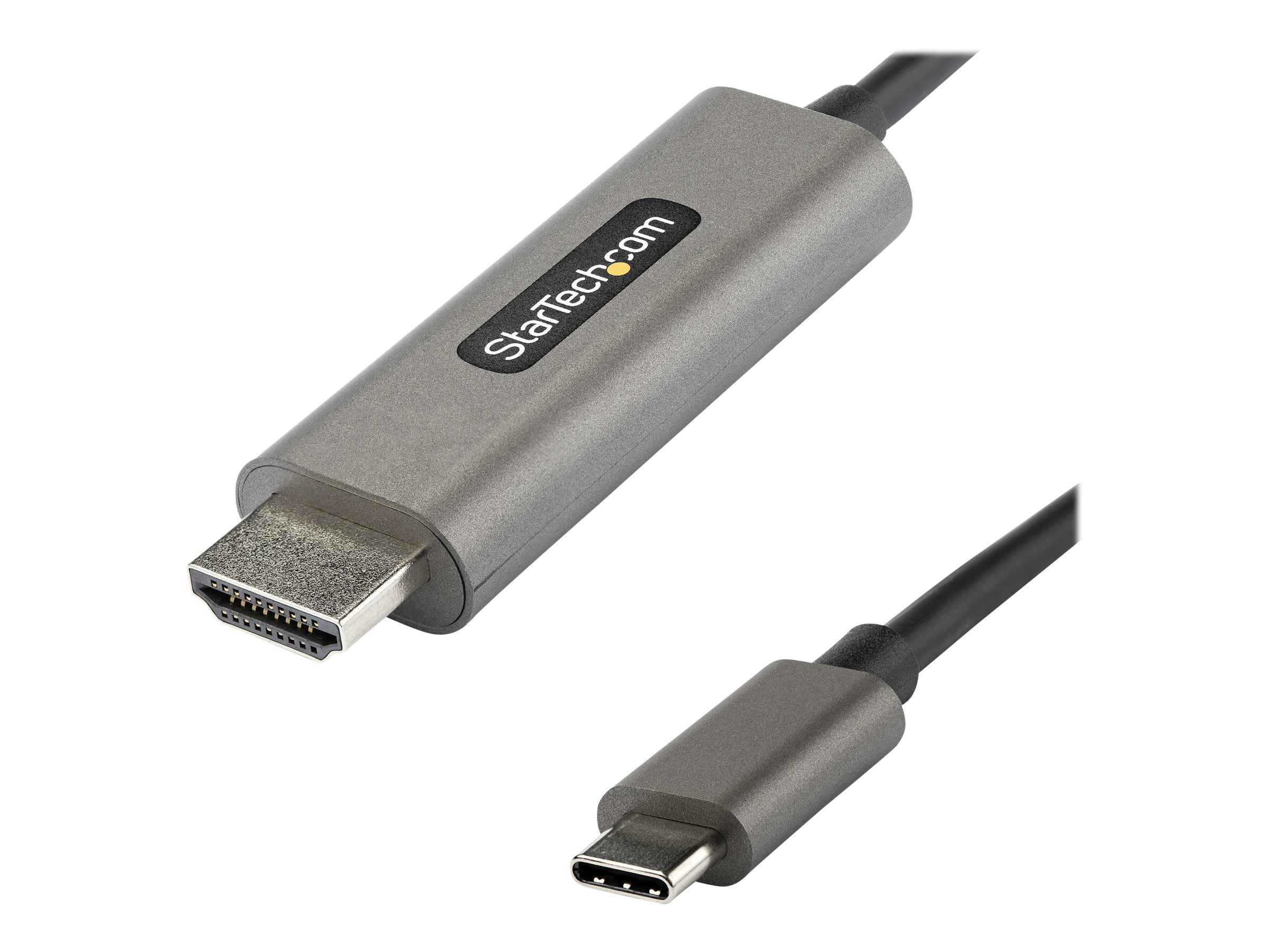 StarTech.com 1m USB-C auf HDMI Kabel 4K 60Hz mit HDR10 - Ultra HD Video Adapter Kabel - DP 1.4 Alt Mode HBR3 (CDP2HDMM1MH) - Adapterkabel - HDMI / USB - 1 m