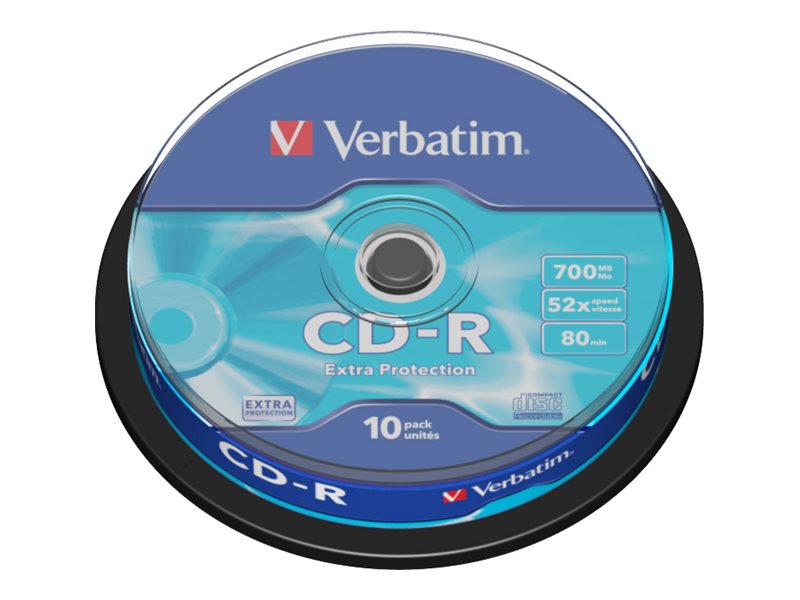 VERBATIM CDR80 700MB 52x (10) SP VERBATIM CDR80 700MB 52x (10) SP
