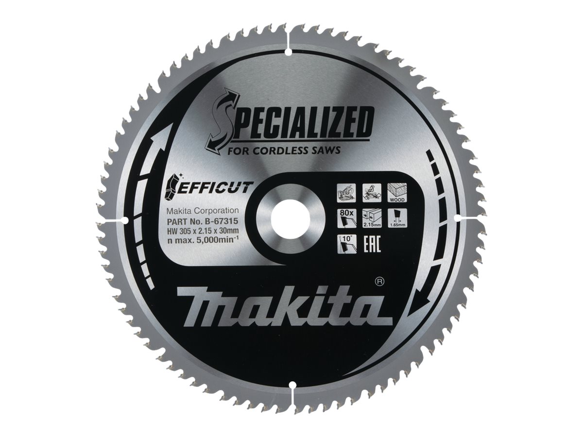 makita B-67315 Kreissägeblatt 305,0 mm, 80 Zähne makita B-67315 Kreissägeblatt 305,0 mm, 80 Zähne
