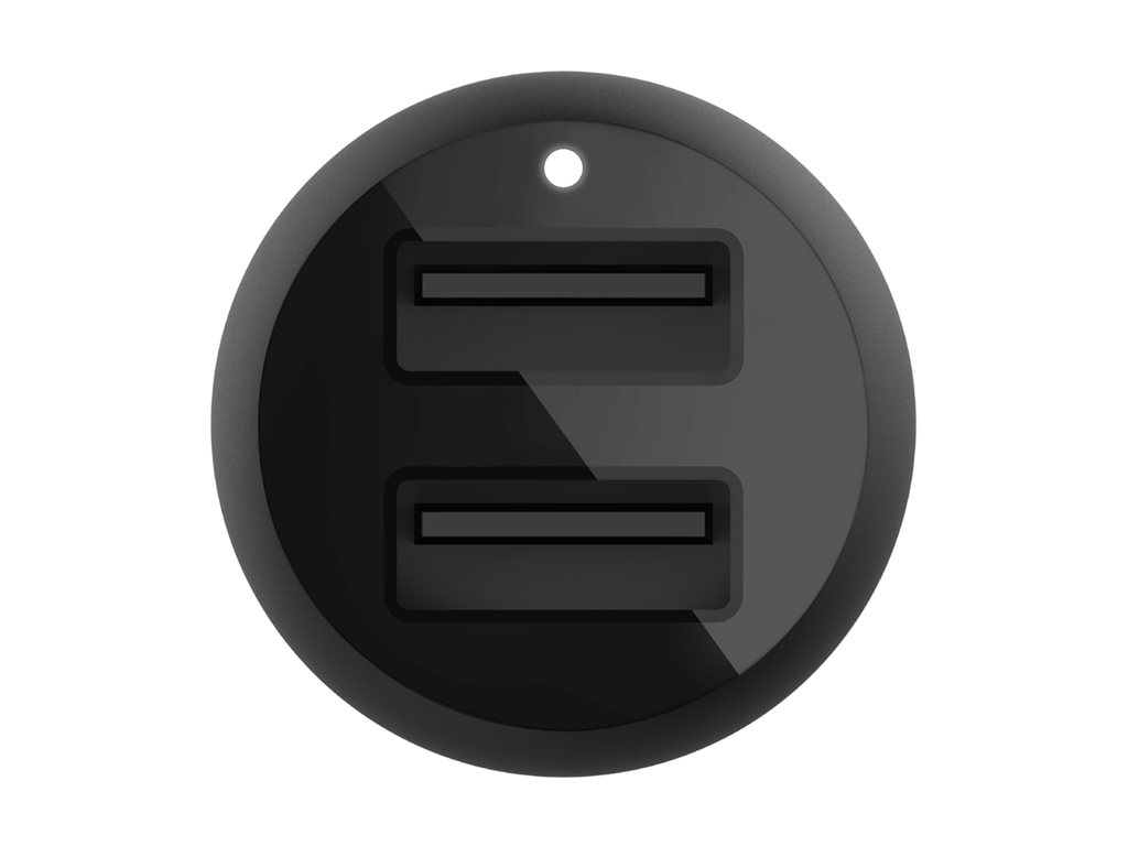 Dual USB-A Kfz-Ladegerät incl. Lightning Kabel 1m 24W b Dual USB-A Kfz-Ladegerät incl. Lightning Kabel 1m 24W b