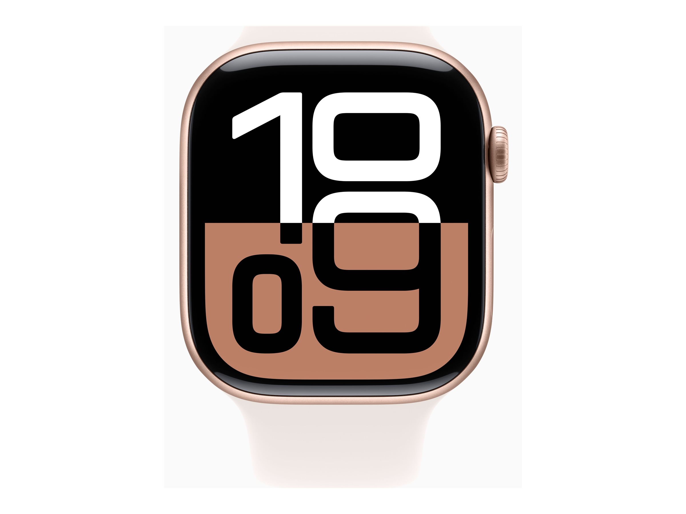 APPLE Watch Series 10 GPS 46mm Rose Gold Aluminium Case with Light Blush Sport Band - S/M