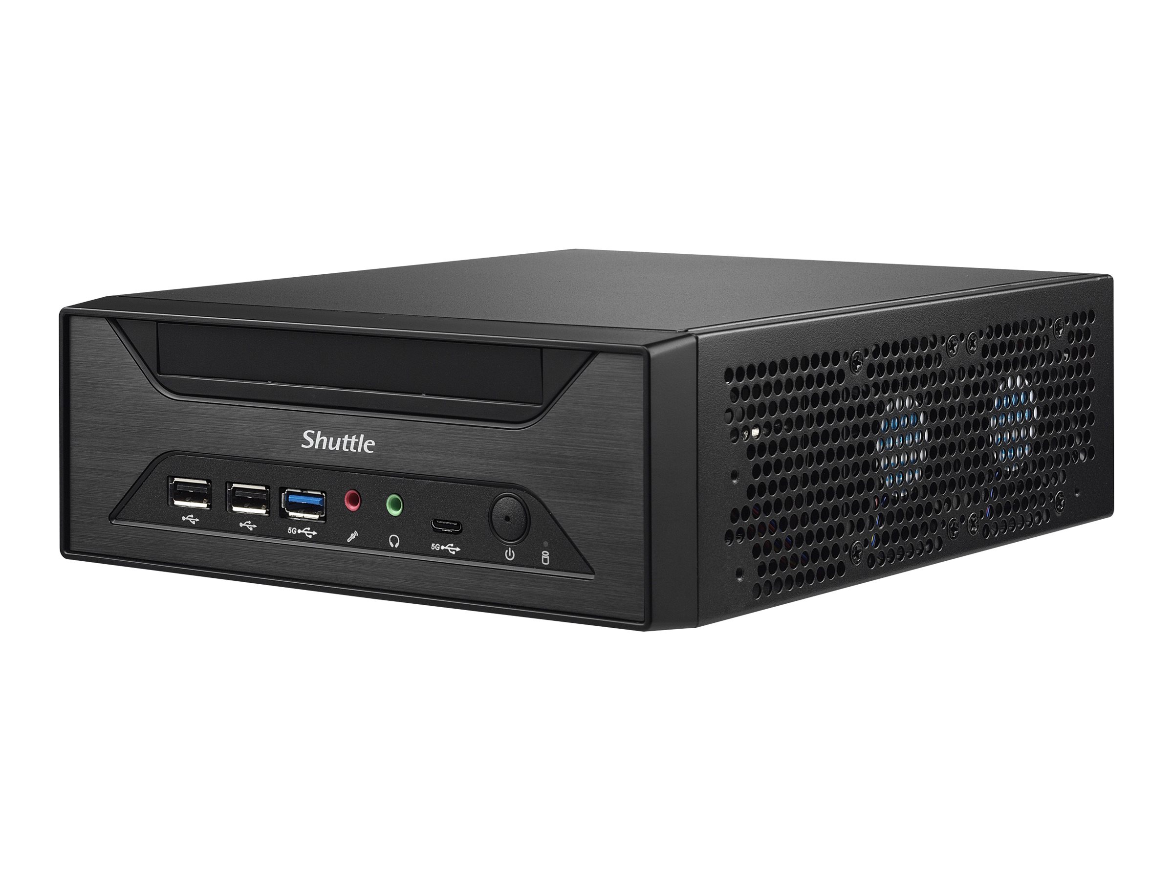SHUTTLE Barebone XPC slim XH610 LGA1200 2xSODIMM DDR4 2xM.2 3xSATA 1xHDMI 1xDP 1xVGA Black