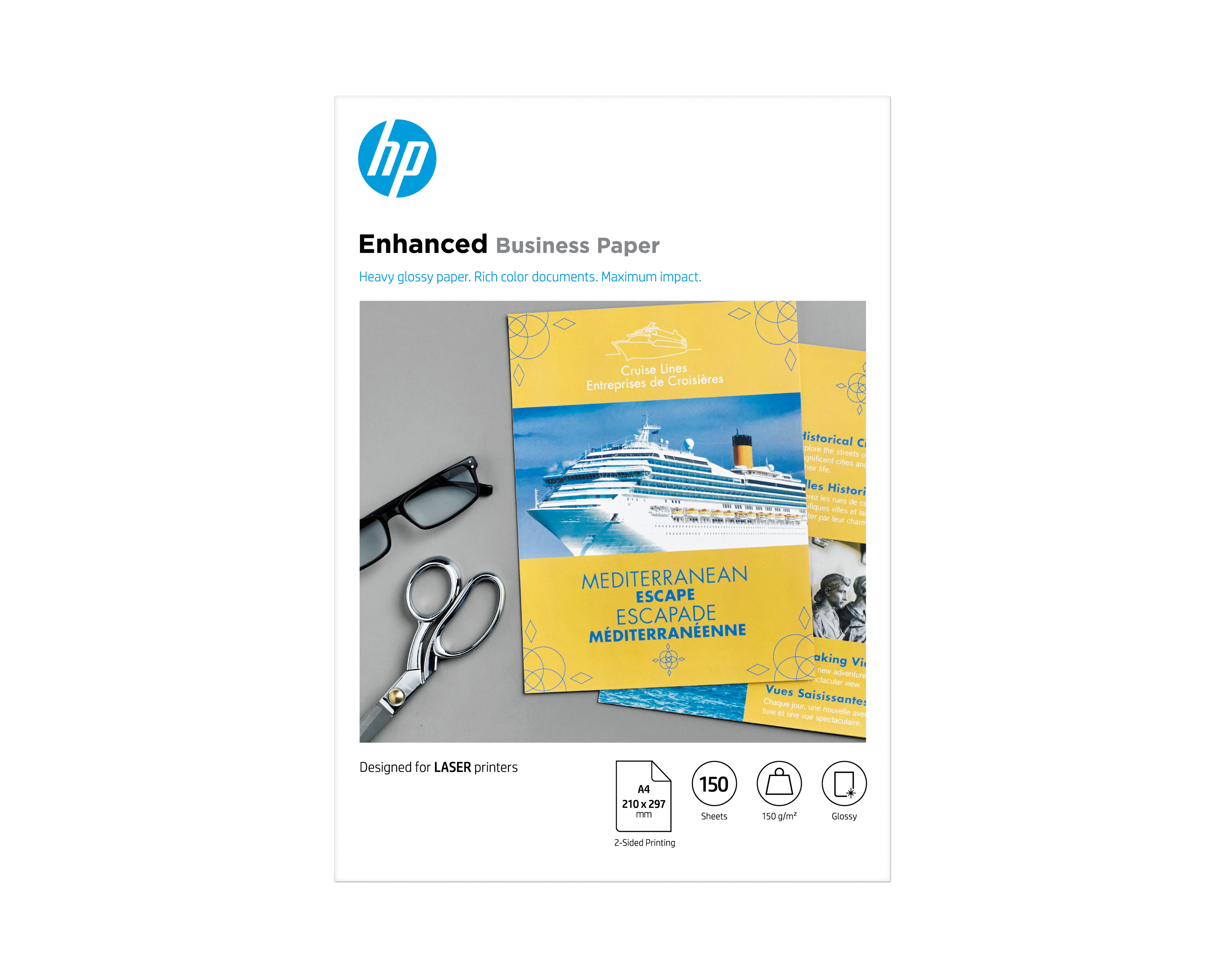 HP Fotopapier CG965A DIN A4 glänzend 150 gqm 150 Blatt