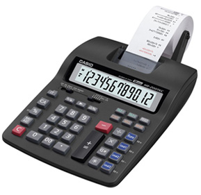 CASIO HR-200RCE Tischrechner druckend schwarz CASIO HR-200RCE Tischrechner druckend schwarz