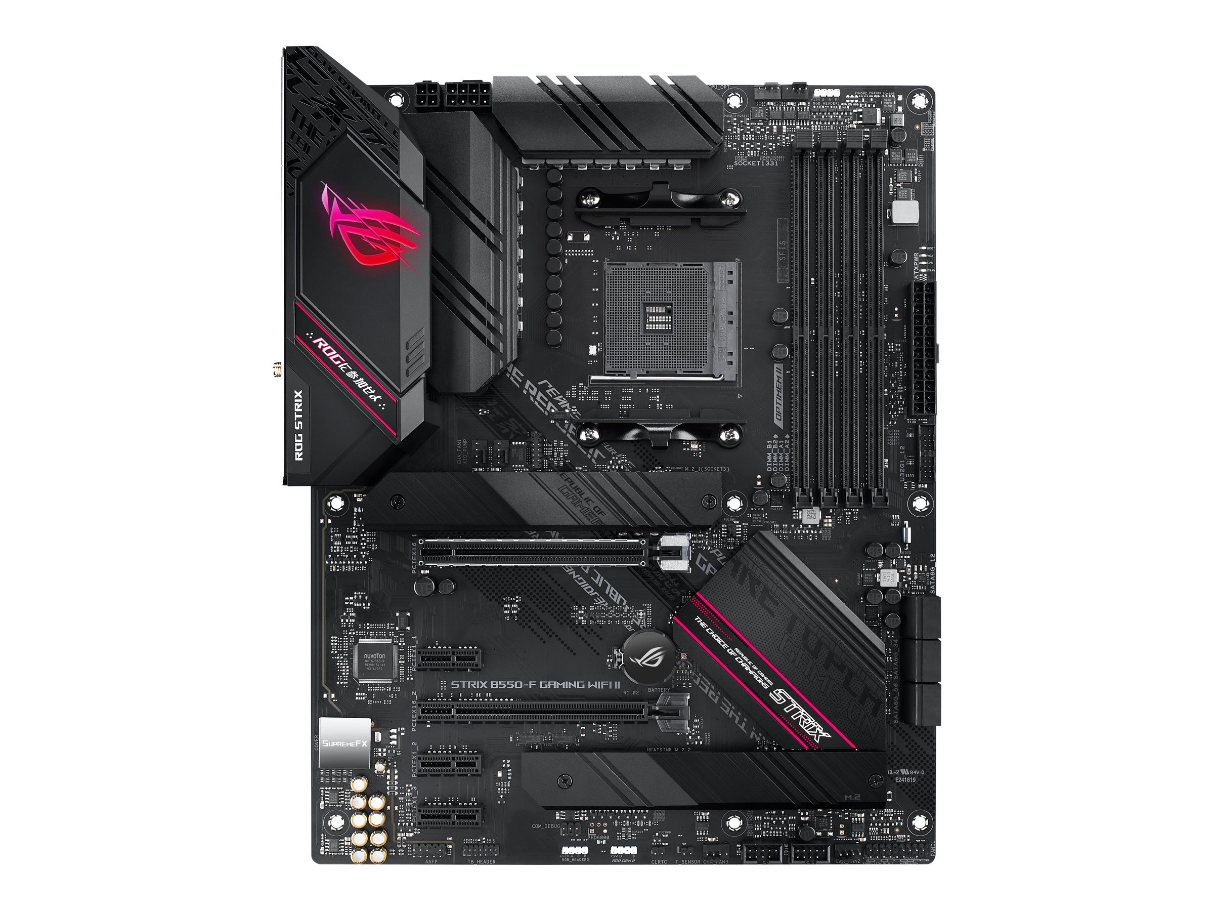 ASUS ROG STRIX B550-F GAMING WIFI II AM4 Socket 4x4DDR 1xHDMI 1xDP 2xM.2 ASUS ROG STRIX B550-F GAMING WIFI II AM4 Socket 4x4DDR 1xHDMI 1xDP 2xM.2