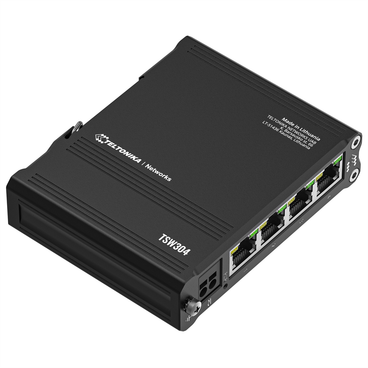 4P Teltonika TSW304 Industrial GSwitch Din RAIL