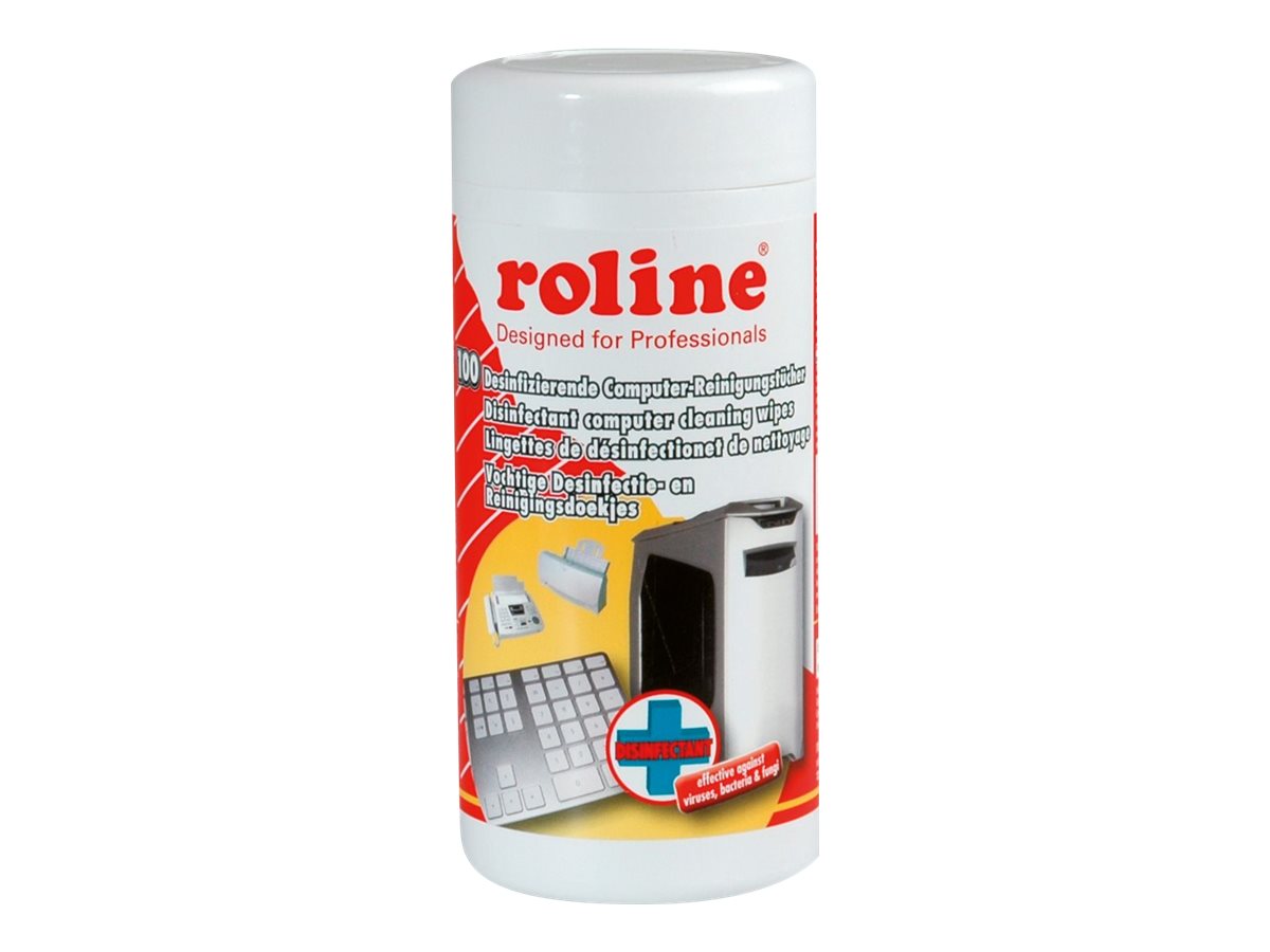 ROLINE Desinfizierende Computer-Reinigungstucher 100 Stuck ROLINE Desinfizierende Computer-Reinigungstucher 100 Stuck
