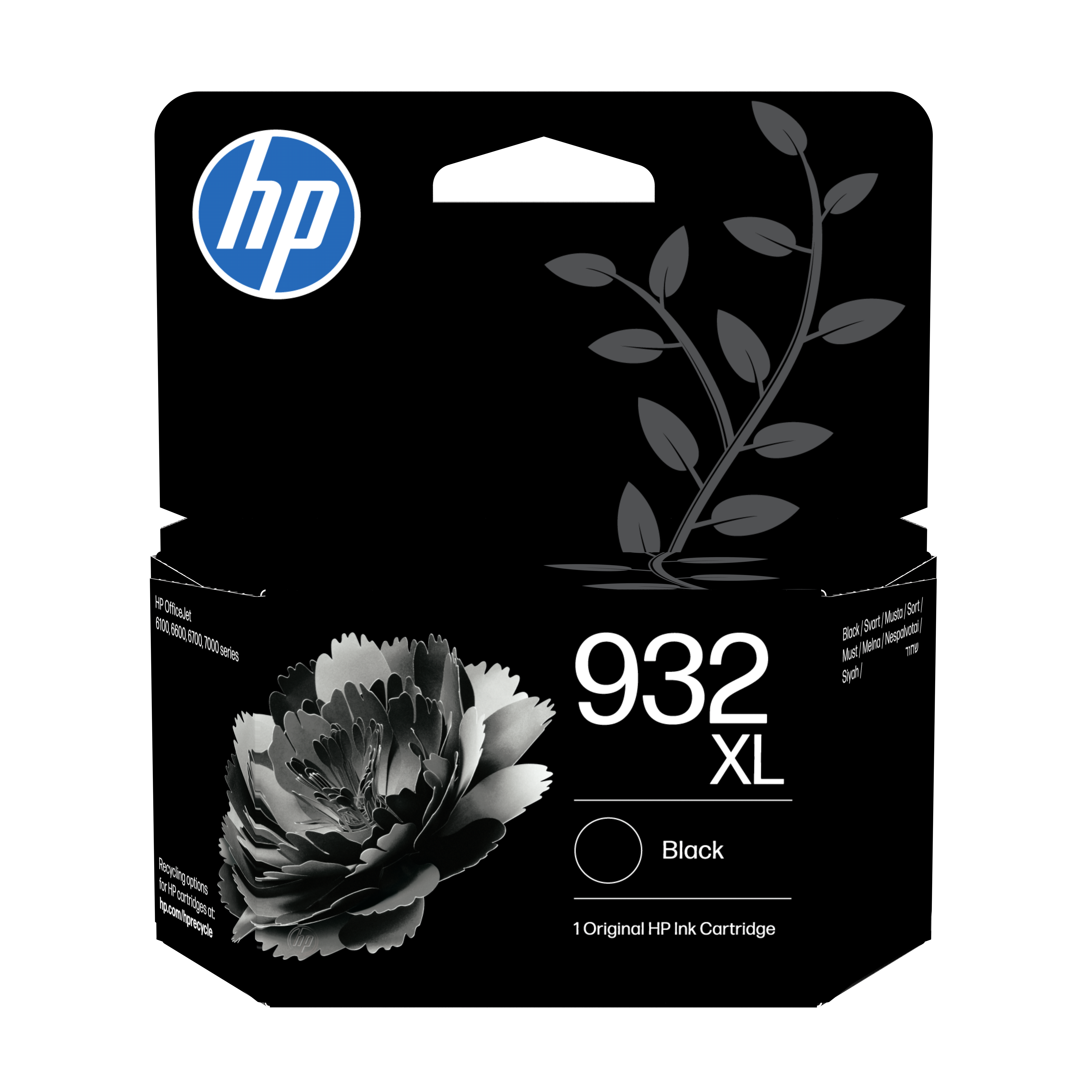HP 932XL Tintenpatrone Schwarz Hohe Ergiebigkeit