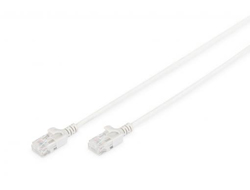 DIGITUS CAT 6 U-UTP Slim Patchkabel Cu LSZH AWG 28/7 Länge 3m Farbe Grau