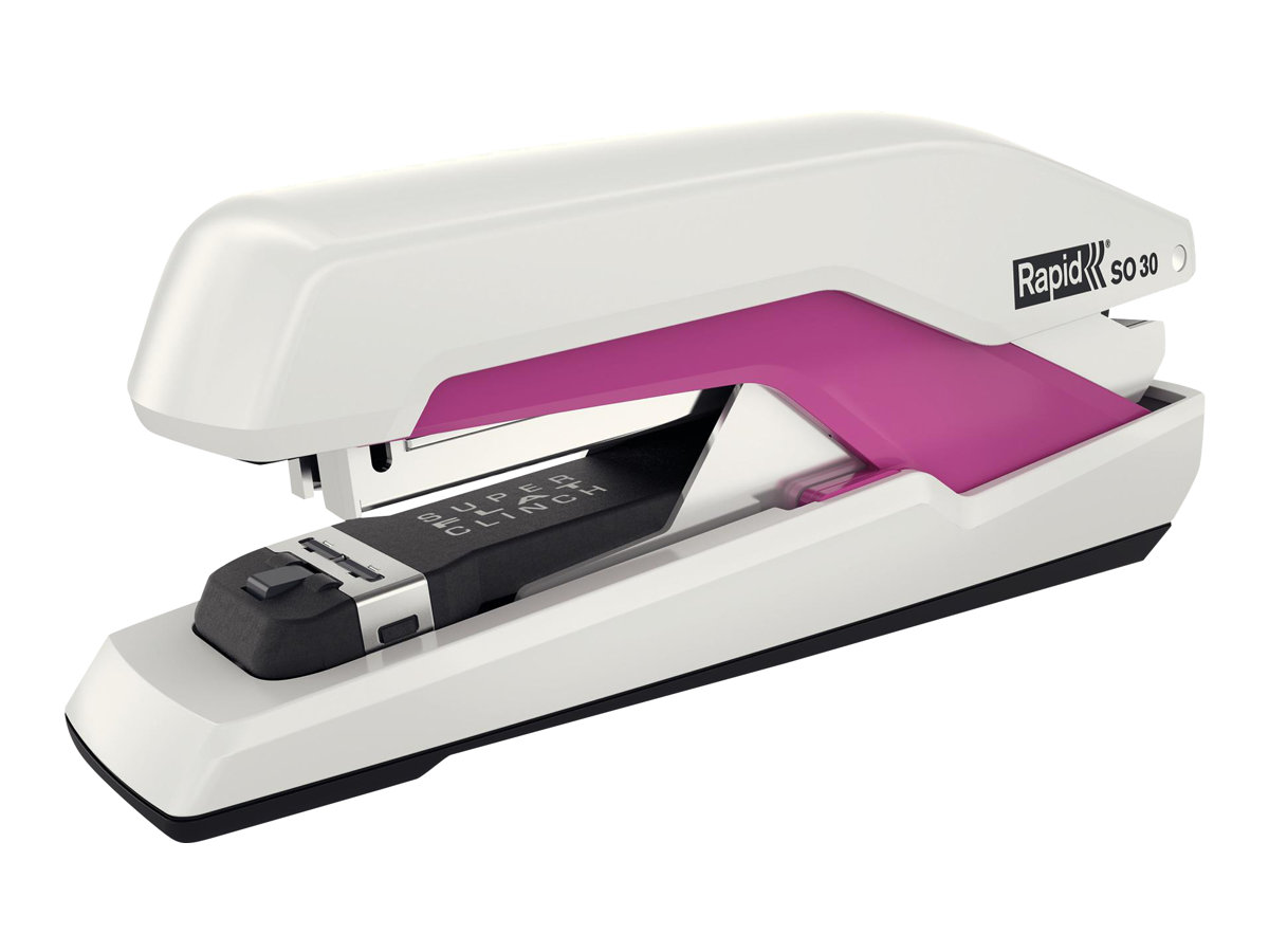 Rapid Heftgeraet SO30 weiss-pink Rapid Heftgeraet SO30 weiss-pink