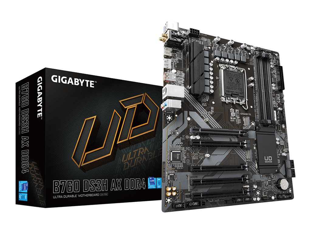 GIGABYTE B760 DS3H AX LGA1700 4xDDR4 4xSATA 2xM.2 1xDP 1xHDMI