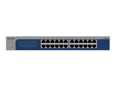 NETGEAR GS524-300EUS 24-Port Gigabit Ethernet unmanaged Switch Desktop NETGEAR GS524-300EUS 24-Port Gigabit Ethernet unmanaged Switch Desktop