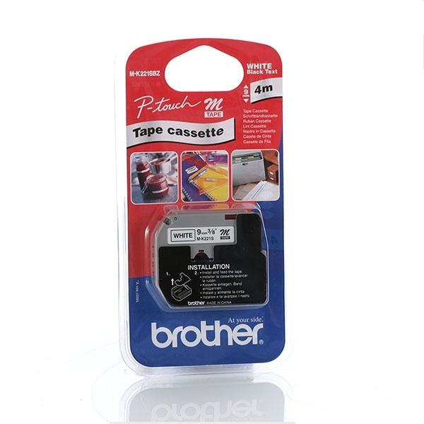 Brother MK221SBZ Schriftbandkassette schwarz-weiß