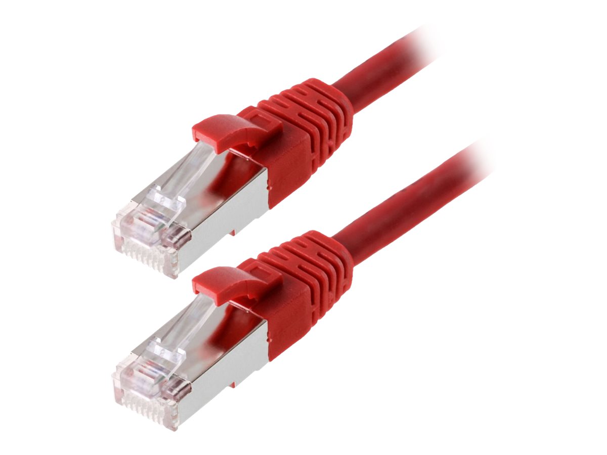 helos Patchkabel SF/UTP Cat 5e rot 0,5 m helos Patchkabel SF/UTP Cat 5e rot 0,5 m