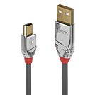 LINDY 2m USB 2.0 Typ A an Mini-B Kabel Cromo Line 480 Mbit/s