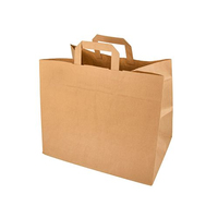 PAPSTAR Papier-Tragetaschen Braun 32×27 cm 50 Stück