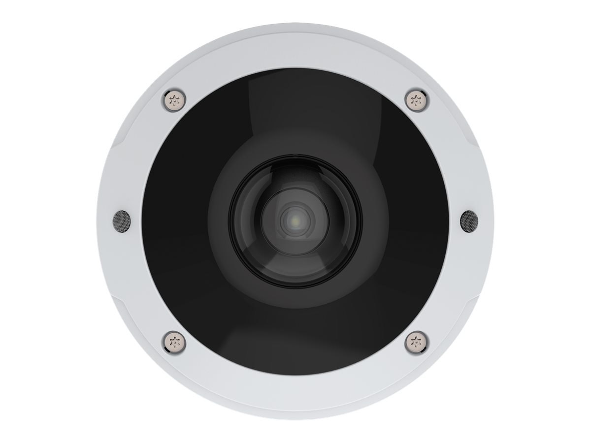 AXIS M3077-PLVE Netzwerkkamera Fix Dome Fisheye 180/360° 6MP Indoor/Outdoor Vollständige 180°- und 360°-Übersicht Lightfinder Forensic WDR und Optimized IR Digitale PTZ- und Dewarped-Ansichten 2 Eingebaute Mikrofone