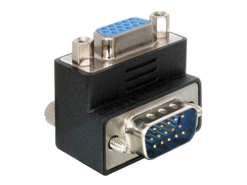 Delock Adapter VGA Stecker/Buchse 90°gewinkelt
