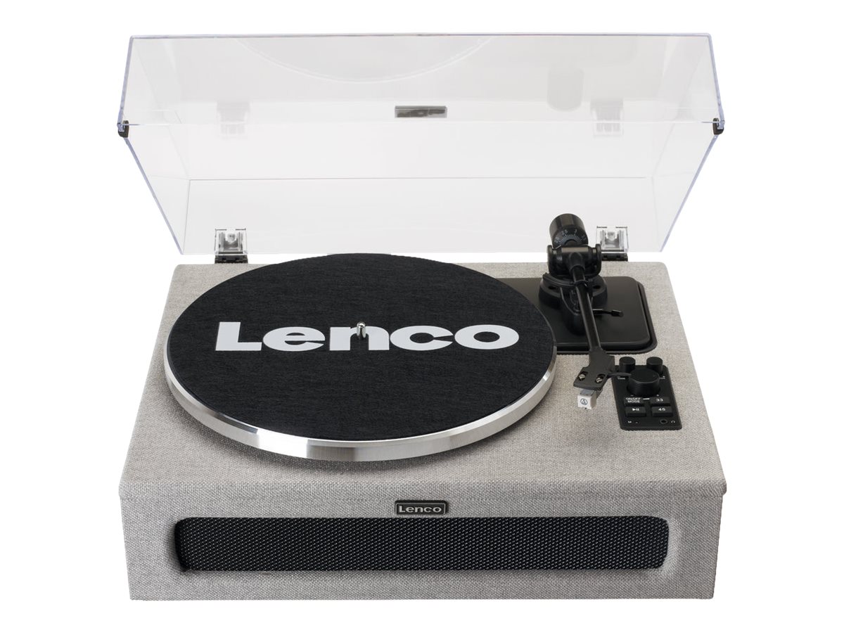 LENCO LS440GY Plattenspieler mit 4 Lautsprechern