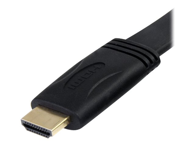 STARTECH.COM Flaches High-Speed-HDMI-Kabel mit Ethernet 5m - Ultra HD 4k x 2k HDMI Kabel mit vergoldeten Kontakten - HDMI Videok