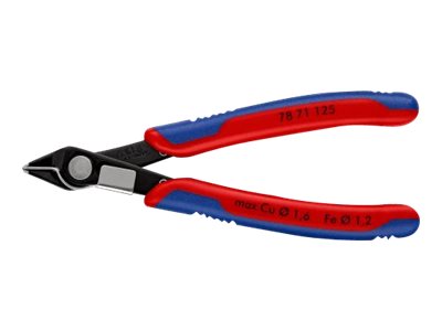 Knipex Elektronik-Super-Knips brün. isol. 125mm Knipex Elektronik-Super-Knips brün. isol. 125mm