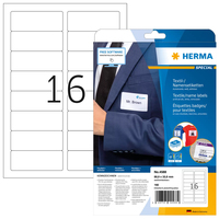 HERMA Namensetiketten 4588 weiß 88,9 x 33,8 mm, 10 Blatt