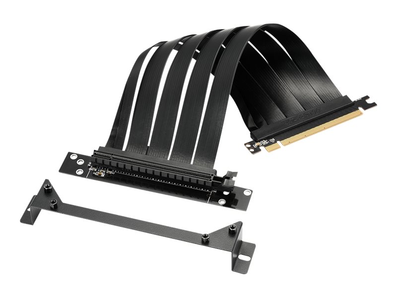 Sharkoon VGC Kit fr ELITE SHARK CASerie, Riser Card schwarz, fr die Gehuse der ELITE SHARK CASerie