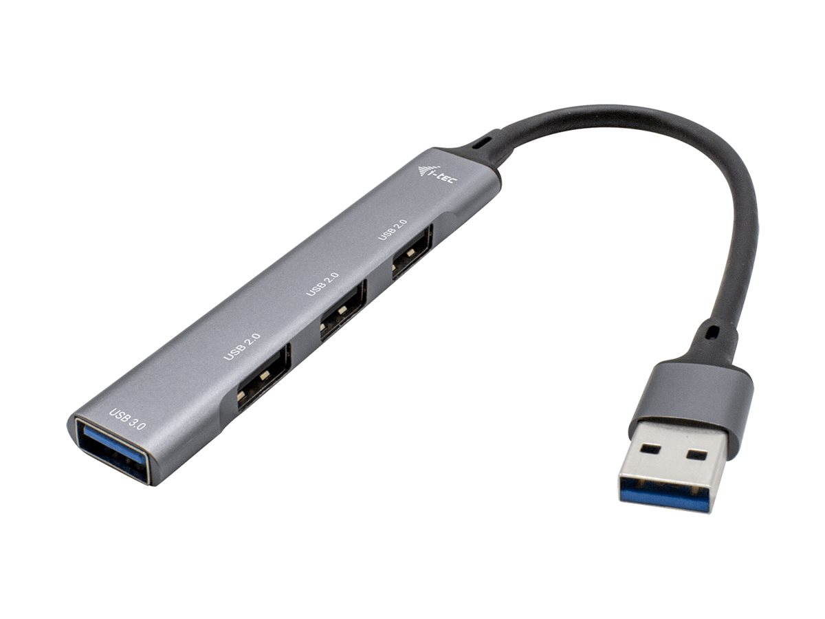 I-TEC USB 3.0 Metal HUB 1x USB 3.0 3x USB 2.0 ohne Netzteil I-TEC USB 3.0 Metal HUB 1x USB 3.0 3x USB 2.0 ohne Netzteil
