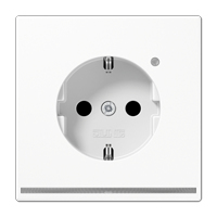 Jung Steckdose SCHUKO LS1520-OWWLNW mit LED-Licht Jung Steckdose SCHUKO LS1520-OWWLNW mit LED-Licht