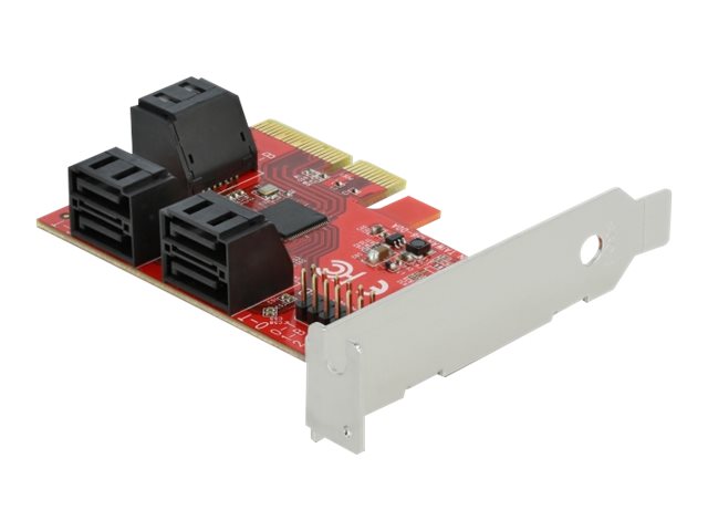 6 Port SATA PCI Express x4 Karte Low Profile Formfaktor