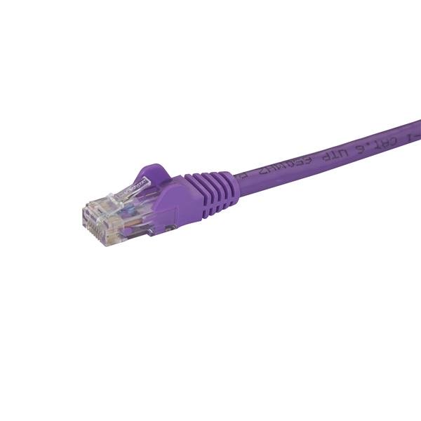 StarTech.com Cat6 Netzwerkkabel 3m RJ45 Snagless Lila