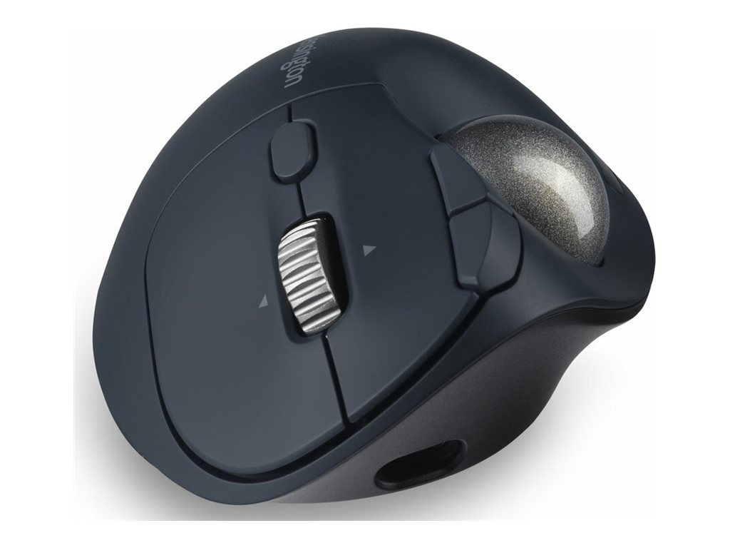 Kensington Pro FitÂ® Ergo TB550 Maus ergonomisch kabellos schwarz
