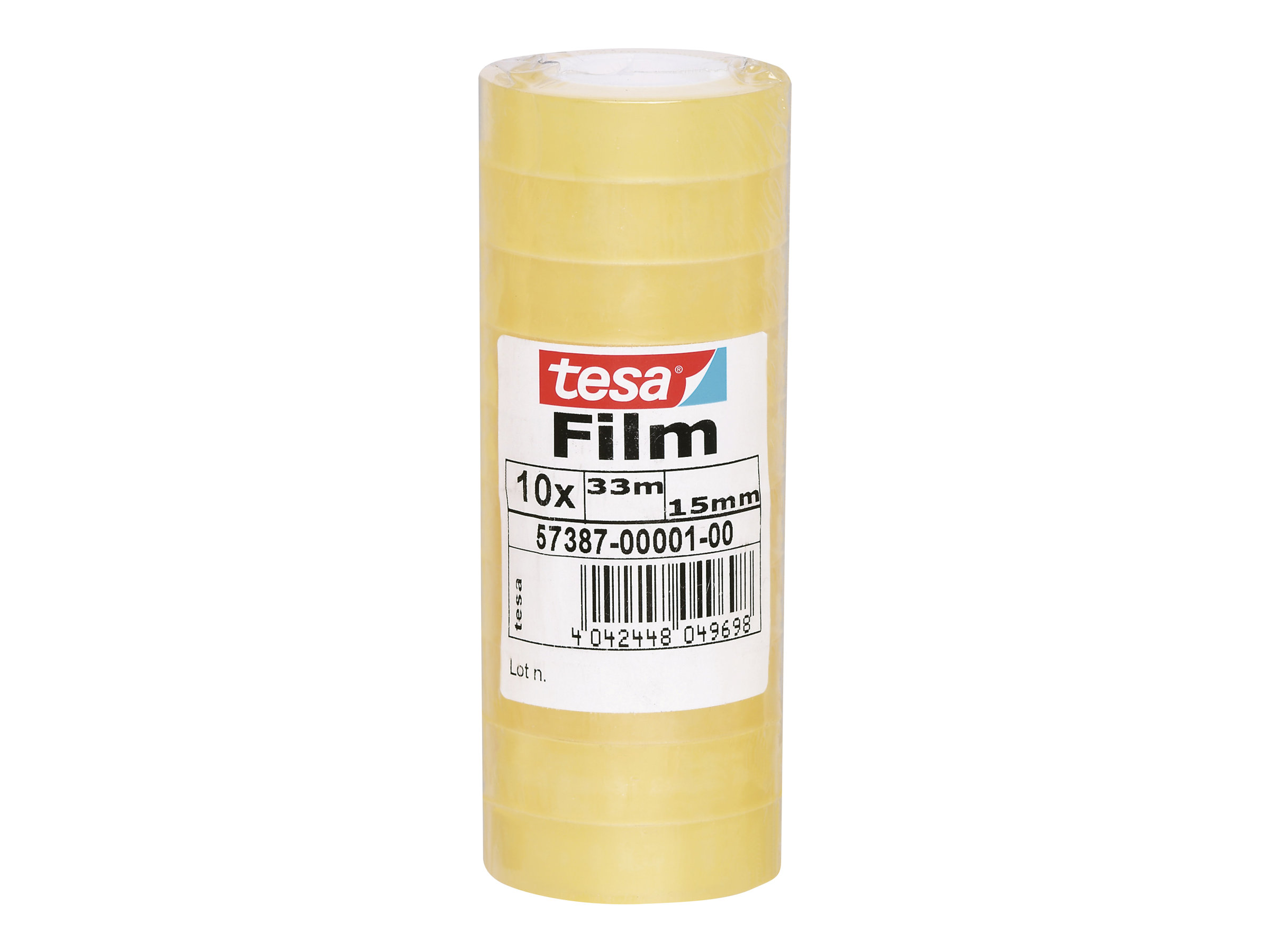 tesa STANDARD Klebefilm transparent 15,0 mm x 33,0 m 10 Rollen