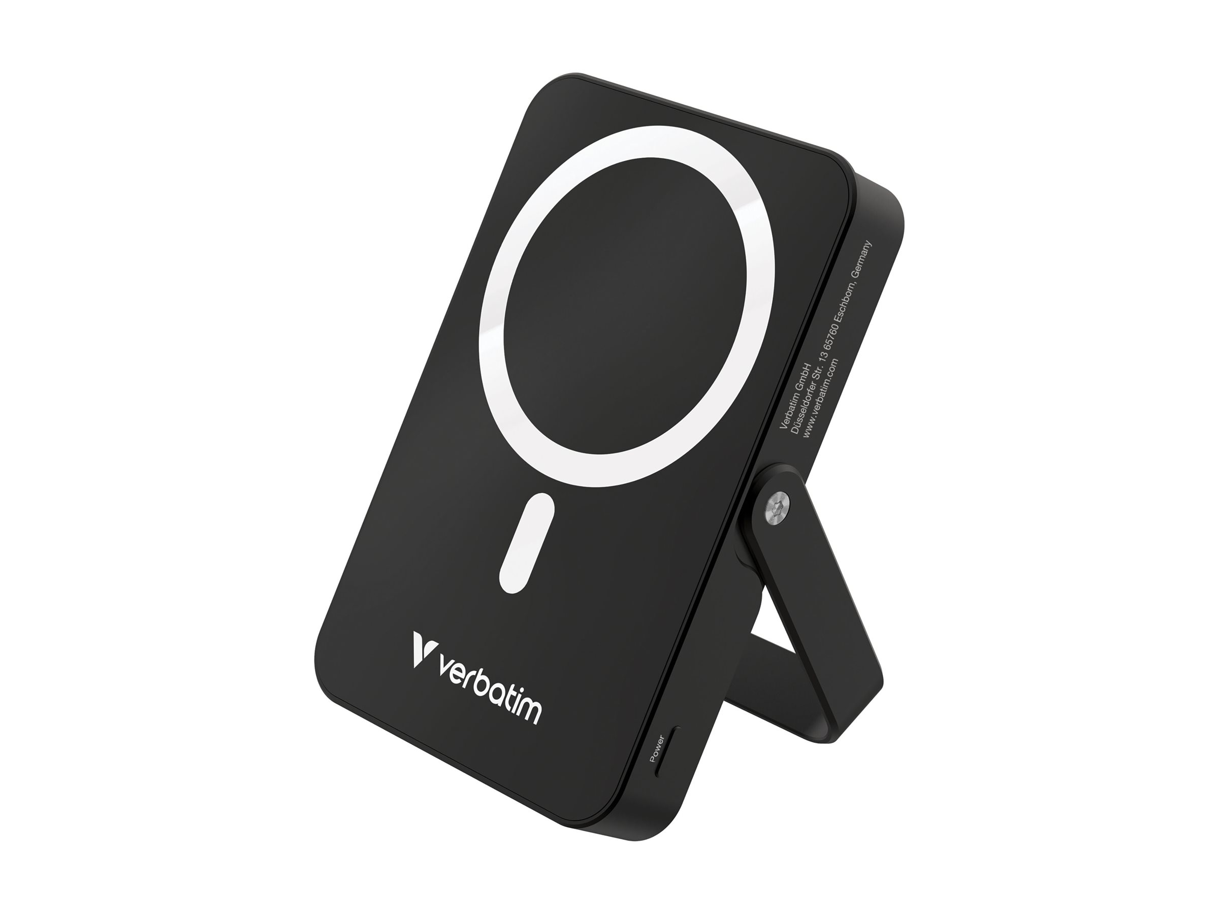Verbatim Charge ?n? Go Power Bank with Stand Magnetic Wireless 10000mAh - Black
