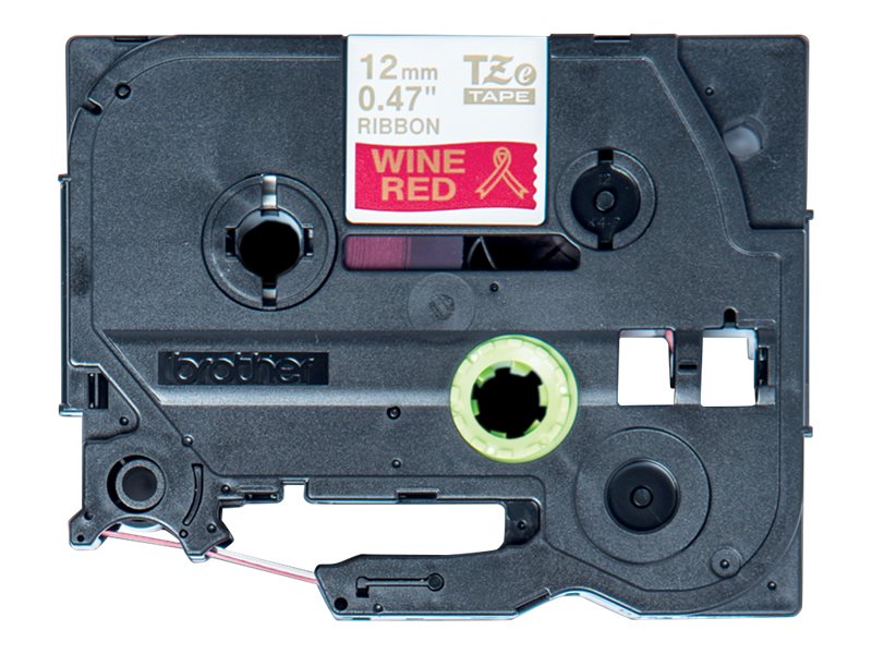 TZERW34 BROTHER PTOUCH 12mm GOLD-WEINROT