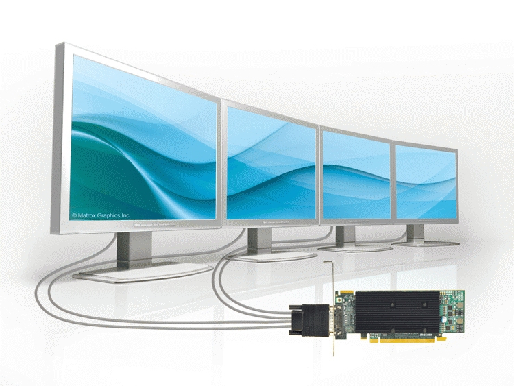 MATROX M9140 LP 512MB quad head PCI-Expressx16