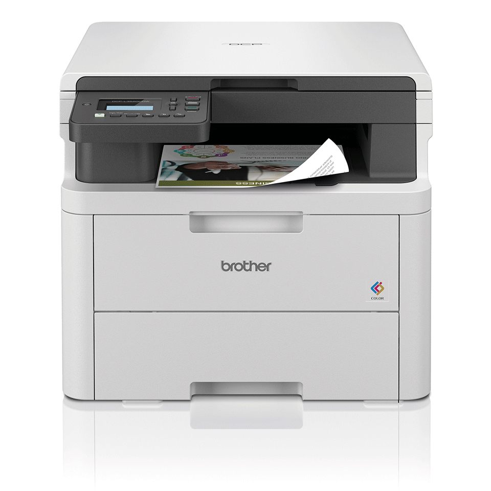 brother DCPL3520CDW 3 in 1 FarblaserMultifunktionsdrucker grau