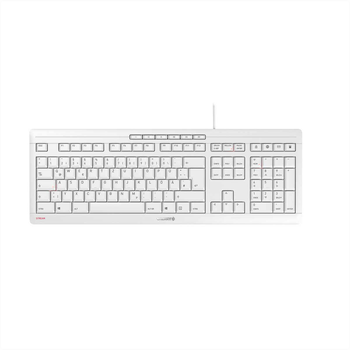 JK-8500DE-0 CHERRY Stream Tastatur JK-8500DE-0 CHERRY Stream Tastatur