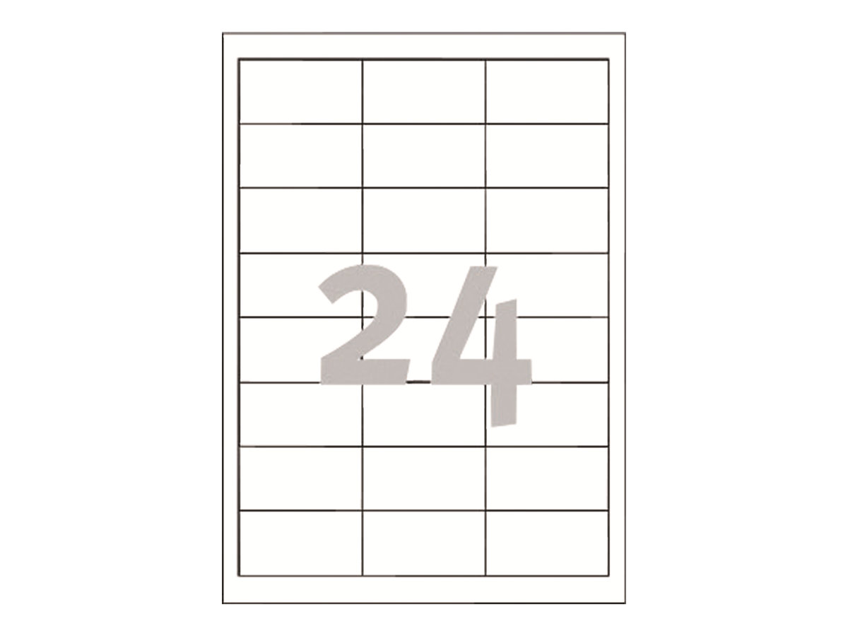 2.400 AVERY Zweckform Etiketten 3658 weiss 64,6 x 33,8 mm 2.400 AVERY Zweckform Etiketten 3658 weiss 64,6 x 33,8 mm