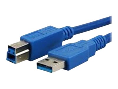 Mediarange USB-Kabel USB Type B zu USB Type A 3m Blau