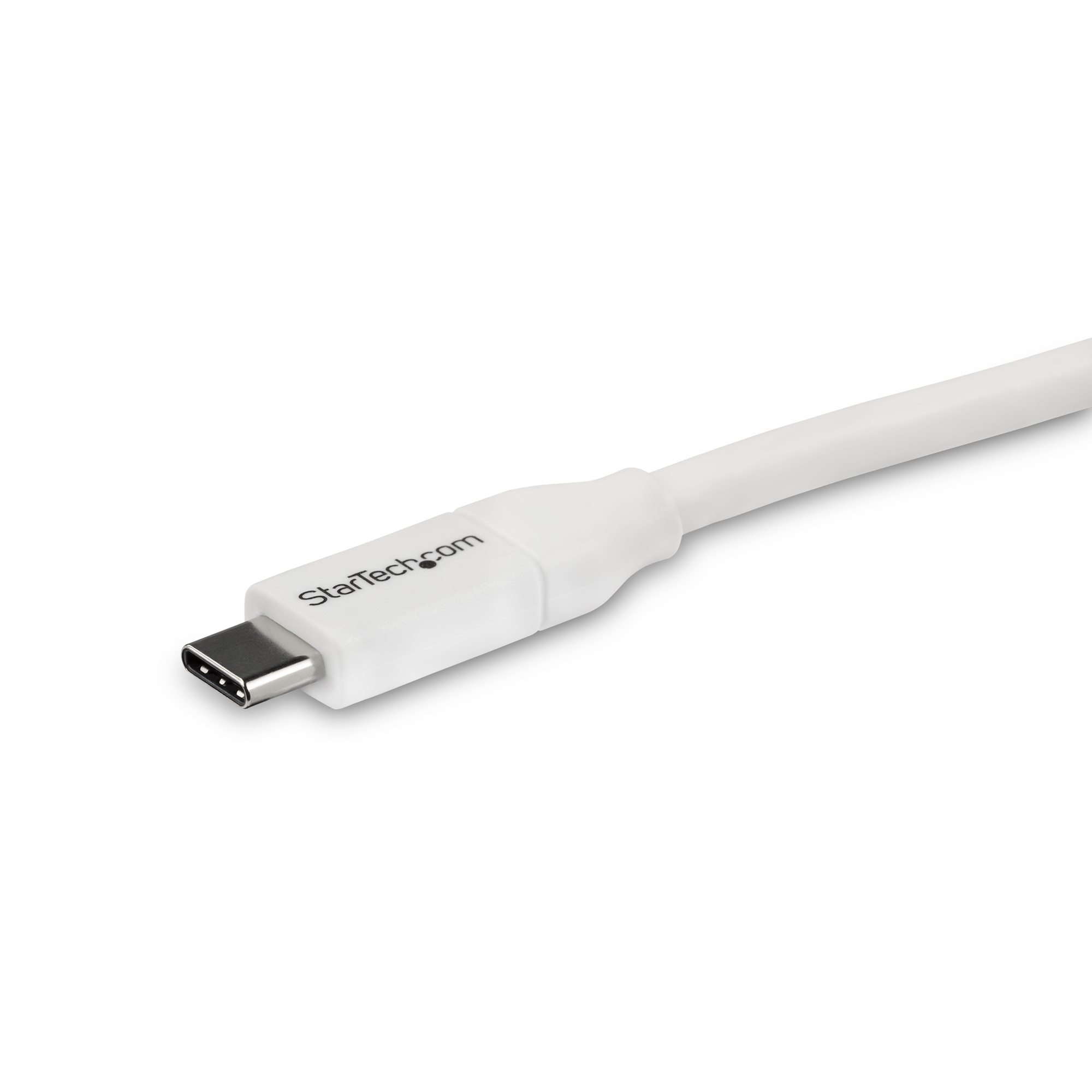 STARTECHCOM USBC auf USBC Kabel mit 5A Power Delivery StSt Weiss 4m USB 20 USBIF zertifiziert USB Typ C Kabel
