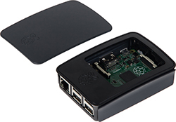 Raspberry Pi - Hülle - ABS-Kunststoff - Schwarz
