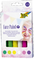 6 folia Sweet Kinderschmink-Set farbsortiert 6 folia Sweet Kinderschmink-Set farbsortiert