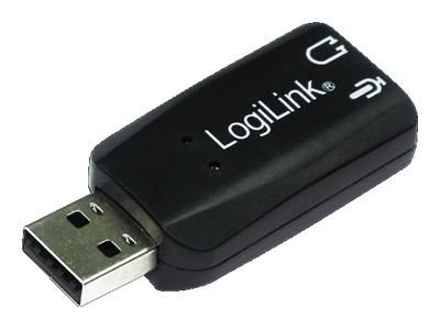 LogiLink USB 20 Soundkarte mit Virtual 3D Soundeffekt
